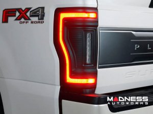 Ford Super Duty Tail Lights - Flush Mount - Oracle - LED - Red